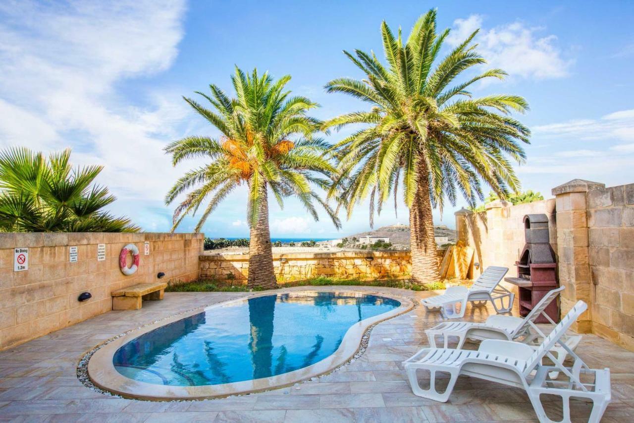 Il-Palma Holiday Farmhouse With Sunny Private Pool In Island Of Gozo Għarb Exterior foto