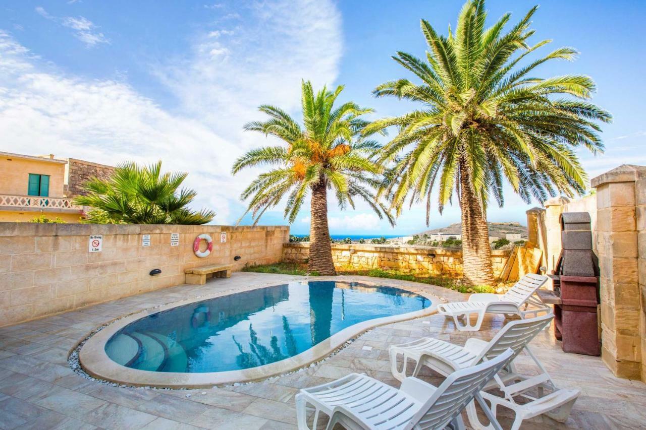 Il-Palma Holiday Farmhouse With Sunny Private Pool In Island Of Gozo Għarb Exterior foto