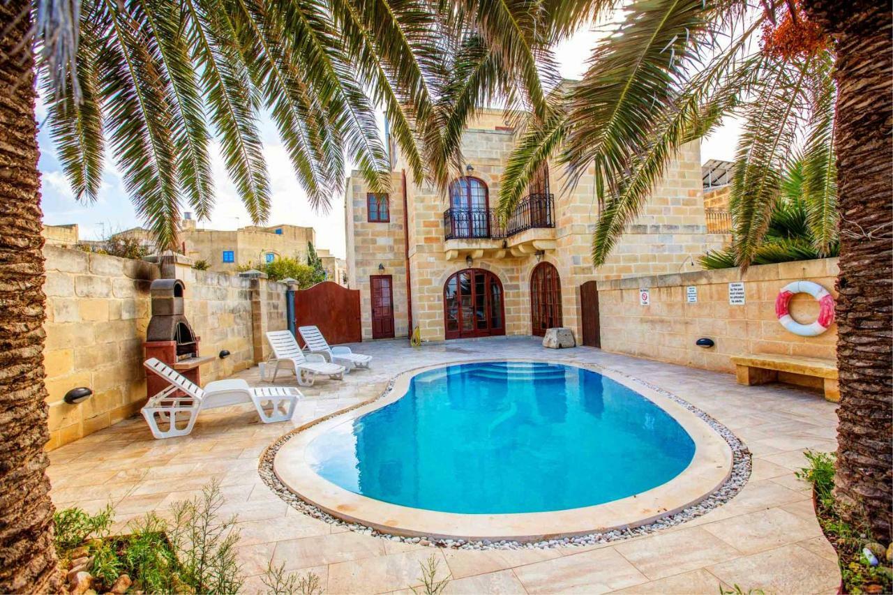 Il-Palma Holiday Farmhouse With Sunny Private Pool In Island Of Gozo Għarb Exterior foto
